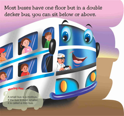 Flying Colours Cut Out Board Book - Bus