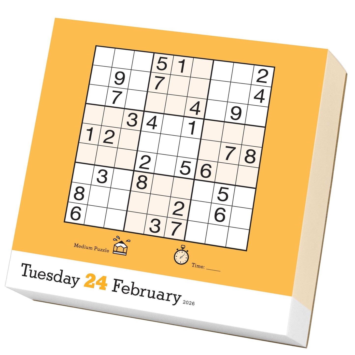 Original Sudoku Page-A-Day® Calendar 2026: 365 Puzzles from the Editors at Nikoli 