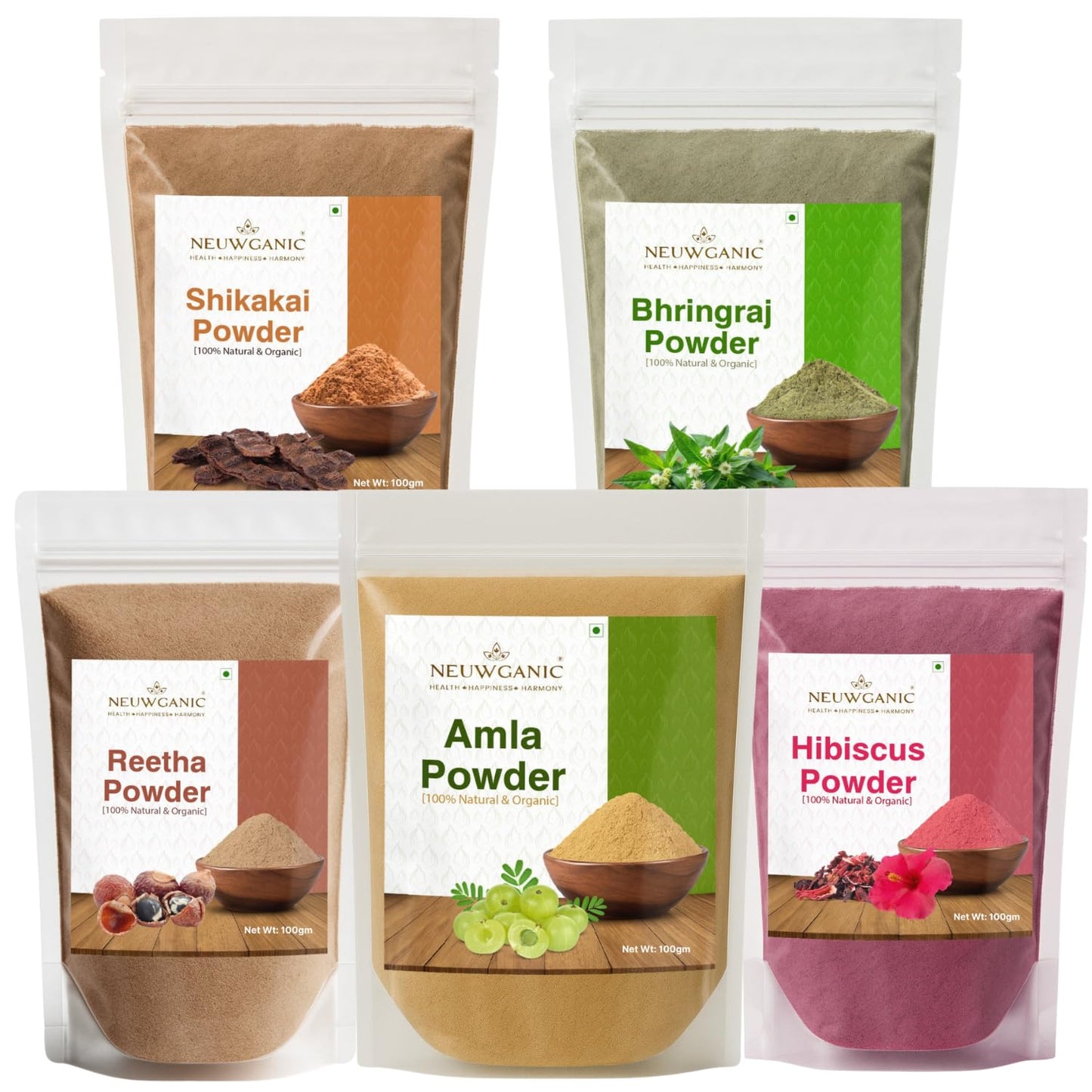 Herbal Hair Care Combo - Natural Hair Pack for Growth & Shine