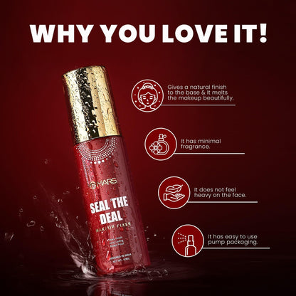 Long-Lasting Makeup Fixer Spray with Hyaluronic Acid, 60ml