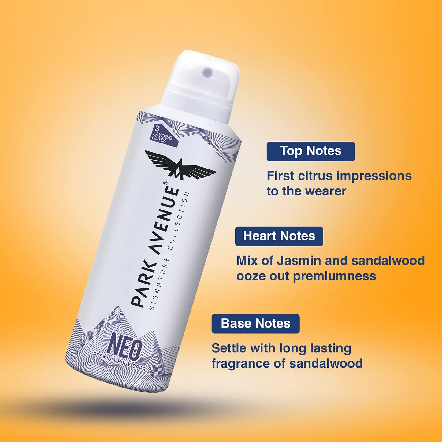 Men's Deodorant Spray, Fresh Aroma, 150ml Each, Pack of 2