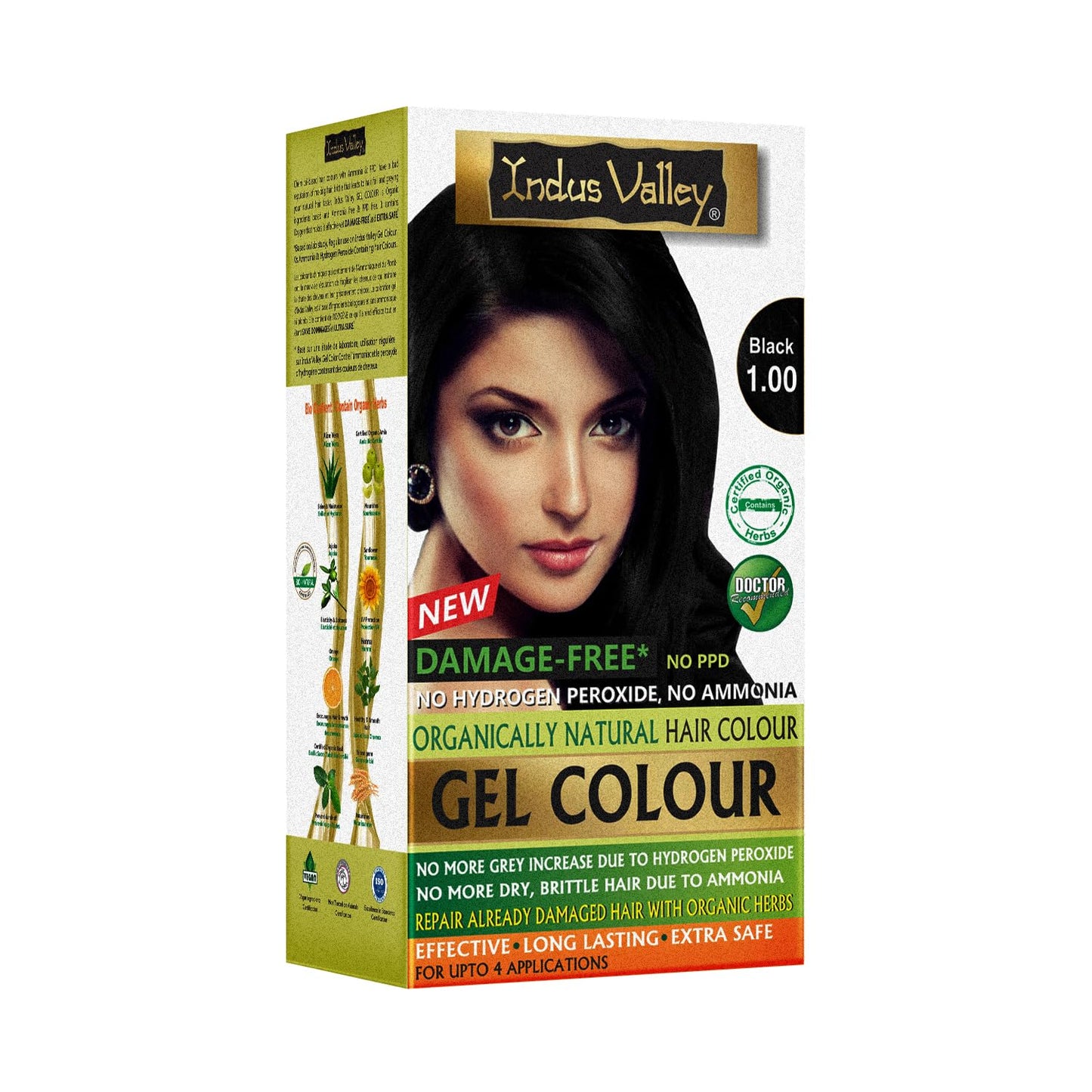Natural Gel Hair Color Black 220ml | Ammonia & PPD Free