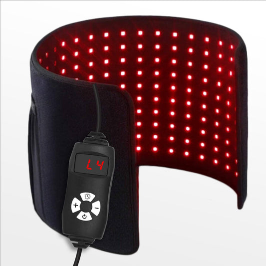 Red Light Therapy Pad for Body | 660nm Red & 850nm Near Infrared LED Light Therapy Wrap | High Irradiance up to 280mW/cm² | Pulse Mode | Adjustable Therapy Belt for Back, Knee, Shoulder, Neck & Muscle Recovery