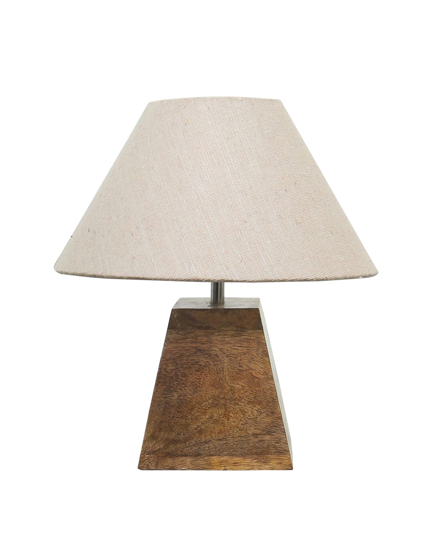 Table Lamp Modern Design Wood Brown 25x25x34cm