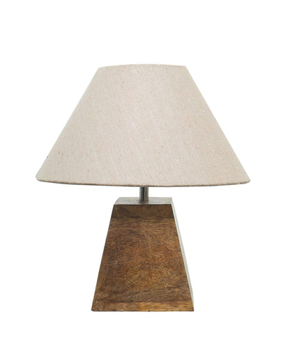 Table Lamp Modern Design Wood Brown 25x25x34cm