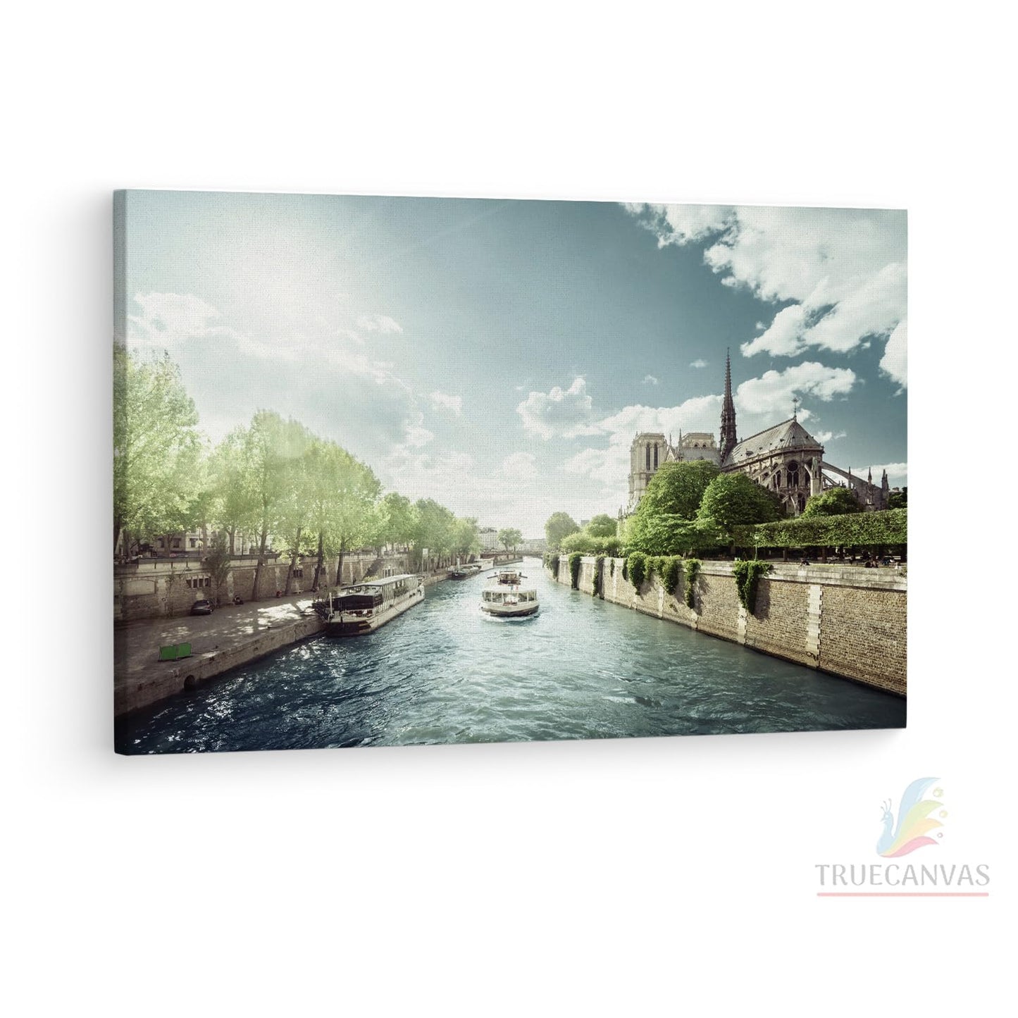 Canvas Painting with Wooden Frame - 12 x 18 Inch - Textured Art for Living Room, Bedroom, Office