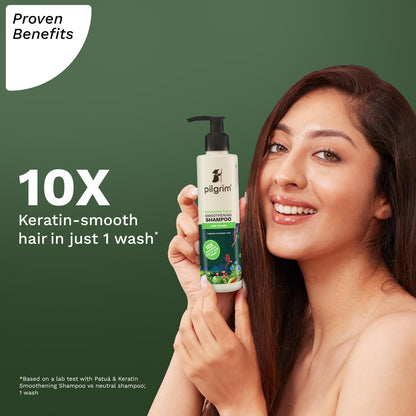 Keratin Hair Smoothening Shampoo for Dry & Frizzy Hair, 200ml
