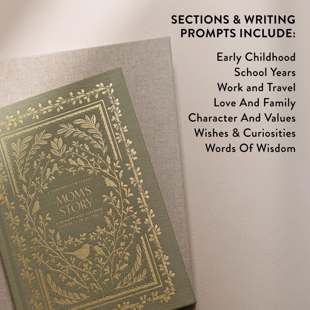 Mom's Story: A Memory and Keepsake Journal for My Family (Heirloom Story Books and Guided Journals)