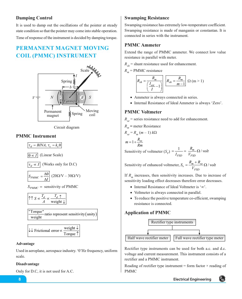 PW Concept Booster Electrical Engineering for SSC JE, PSUs, RRB JE, All State AE/JE Exams