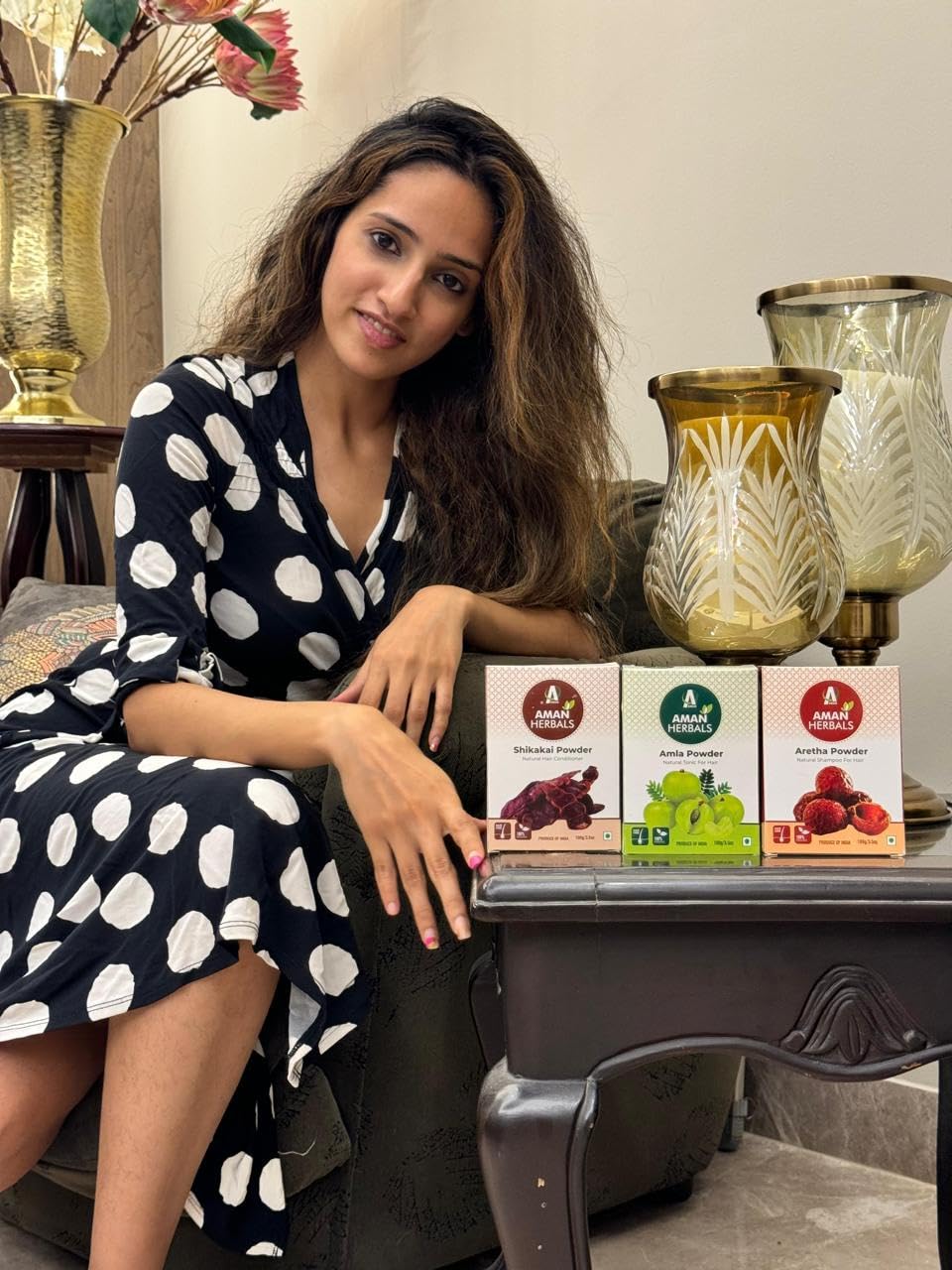 Organic Amla Reetha Shikakai Hair Cleanser Powder Combo