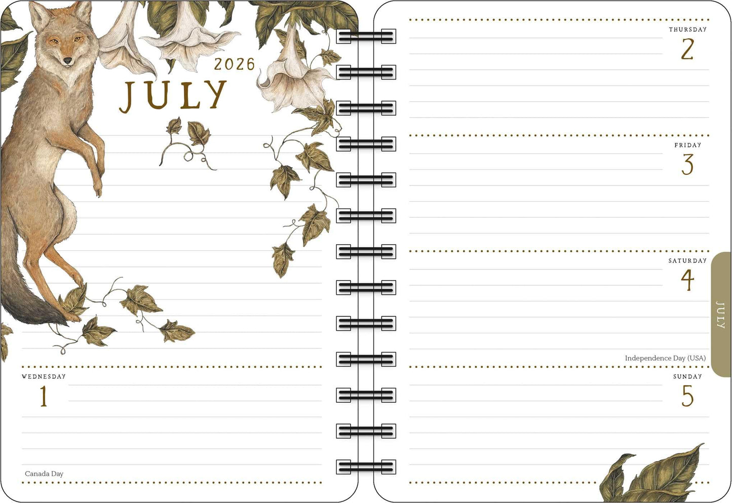 Woodland Wardens 2026 Weekly Planner 
