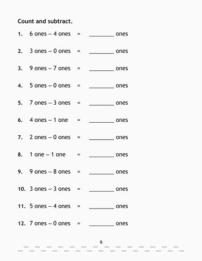 My Book Of Subtraction.