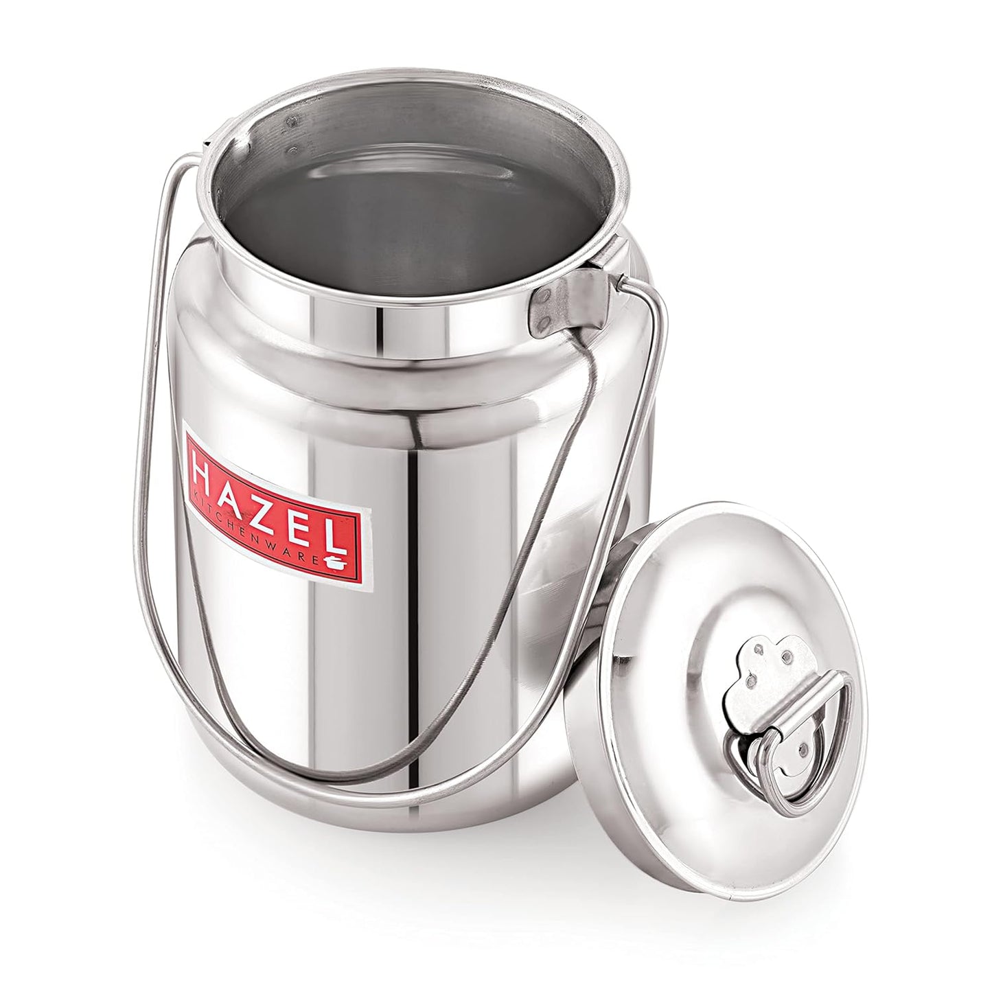 HAZEL Stainless Steel Plain Barani, 1 LTR