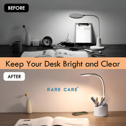 LED Table Lamp with 3 Light Modes - USB Rechargeable - 1200mAh Battery - Modern Design