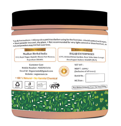 Herbal Hair Care Powder with Amla, Reetha, Shikakai & More - 250g