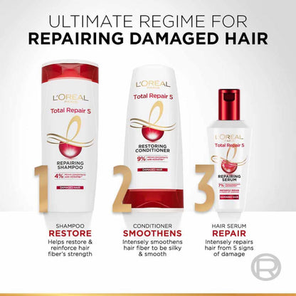L'Oreal Paris Total Repair 5 Conditioner, 180ml, Damaged Hair
