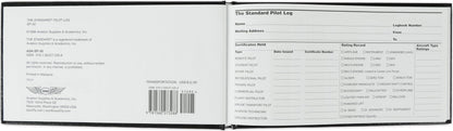 The Standard Pilot Log (Black): ASA-SP-30 (Standard Pilot Logbooks) 