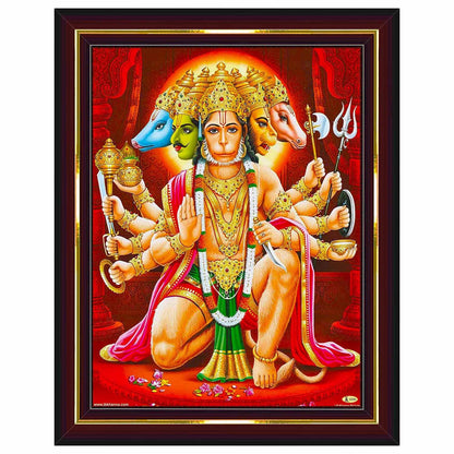 Wall Painting - Rectangular - Wood - Brown - Size 6 x 8 Inch