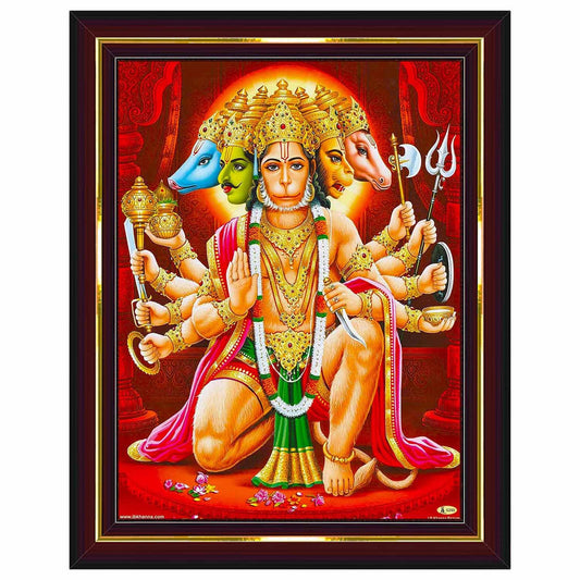 Wall Painting - Rectangular - Wood - Brown - Size 6 x 8 Inch