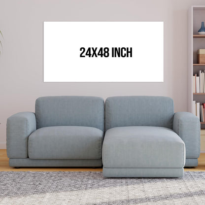 Canvas Painting - City and Landscapes - 24 x 48 Inches - Wrapped Cotton Canvas on Pine Wood