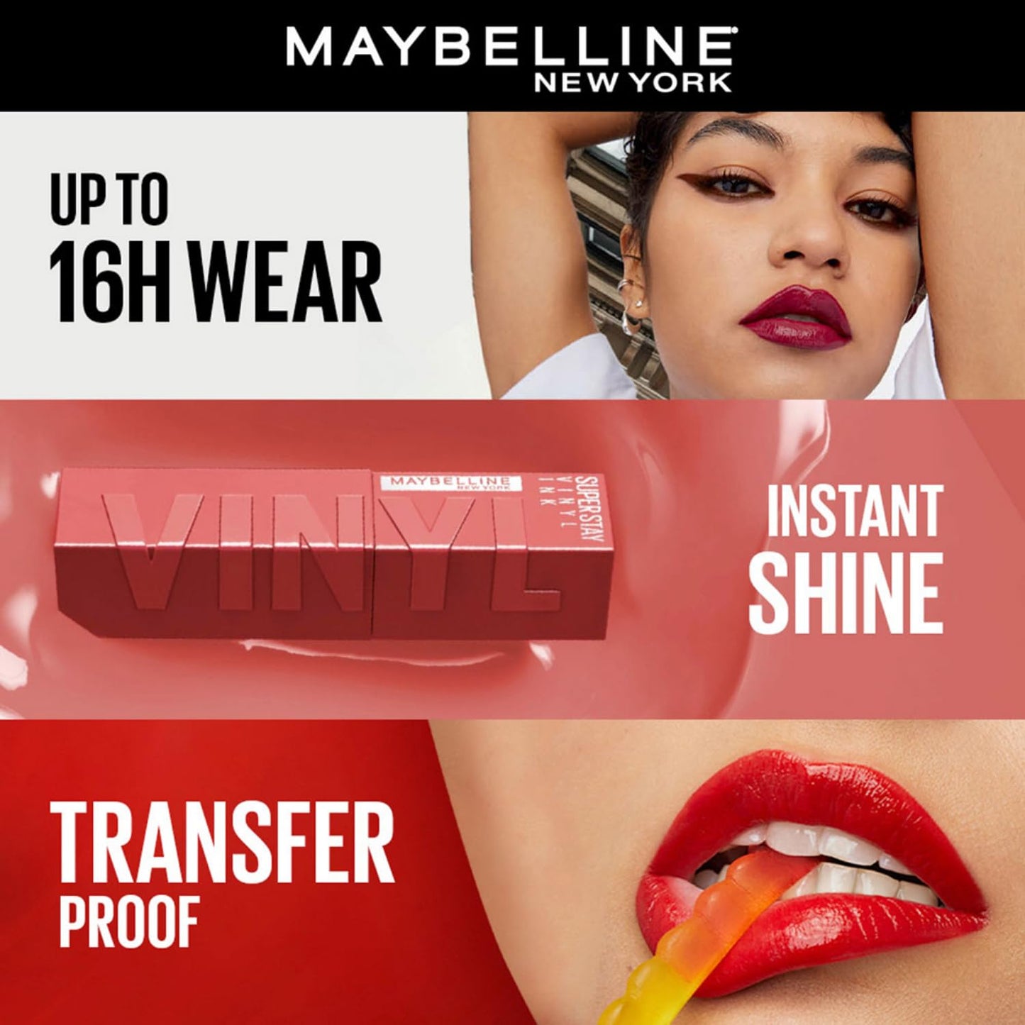 Maybelline SuperStay Vinyl Ink Lipstick 4.2ml - 16Hr Shine