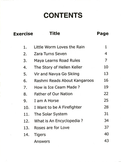 Scholars Hub Comprehension Book For Develop Reading And Writing Skills Of Kids (For Primary Classes) (Vol. 1, 2) ( Set Of 2 Books) | 96 Pages| Comprehension Book For Class 1,2