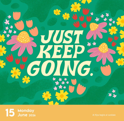 Today Is Going to Be a Great Day! Page-A-Day® Calendar 2026: 365 Days of Words to Inspire and Art to Keep