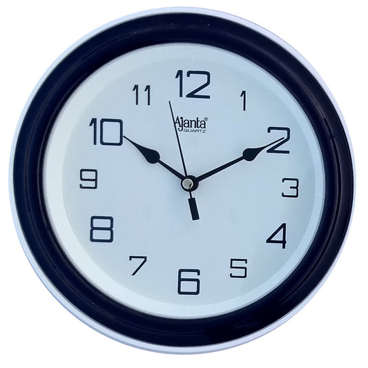 Ajanta Analog Wall Clock - Blue, 20.5 cm x 20.5 cm x 3.5 cm, Plastic