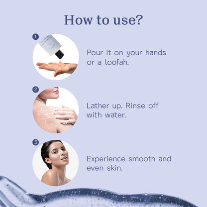Gentle Exfoliating Body Wash with 1% Salicylic Acid - 300ml