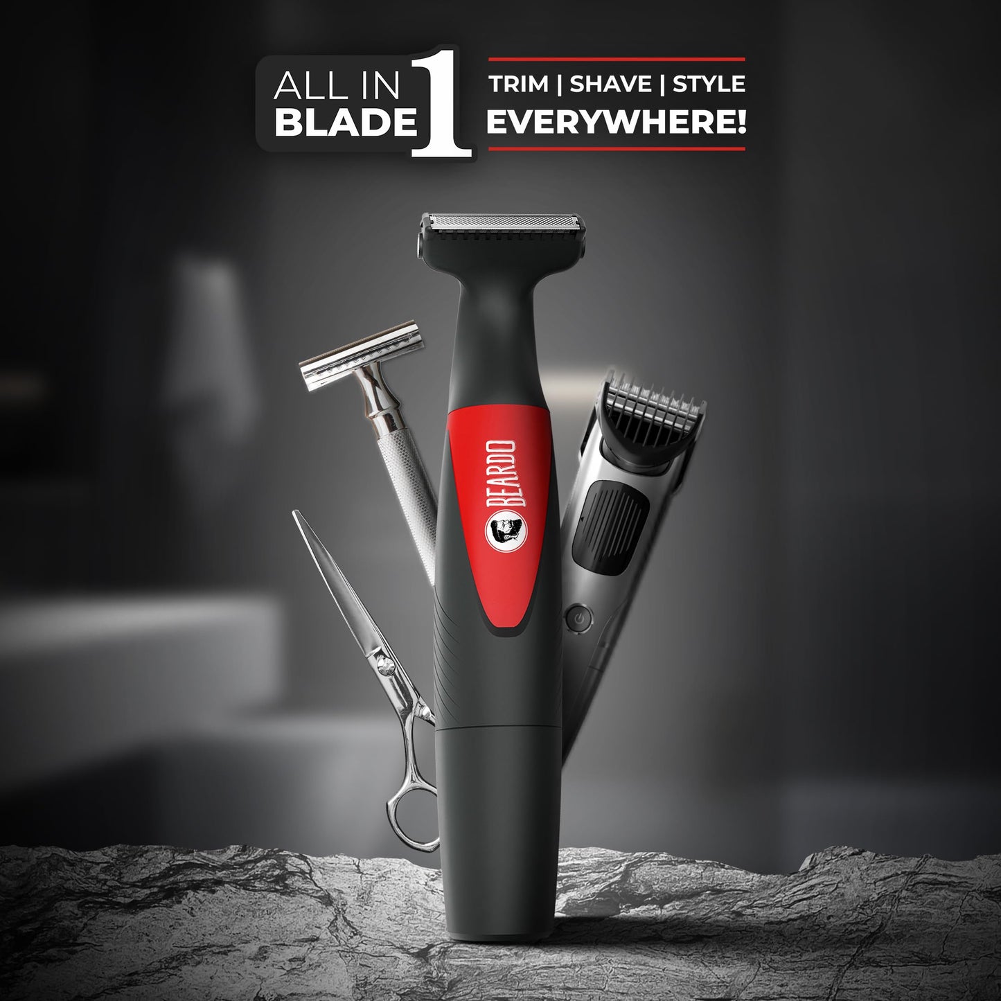 Electric Blade Trimmer for Men | No Nicks | Multiple Settings