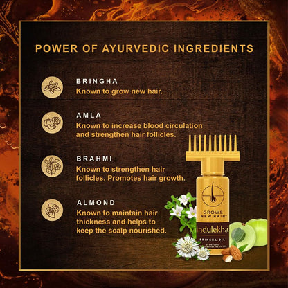 Ayurvedic Hair Oil 100ml - Hair Fall Control & Growth Formula