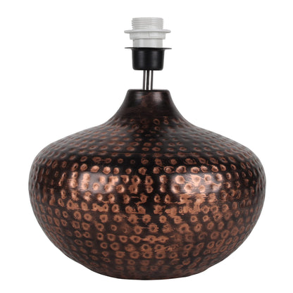 Table Lamp Minimalist Design Iron & Steel Construction Oil-Rubbed Bronze Finish 33x33x42 cm