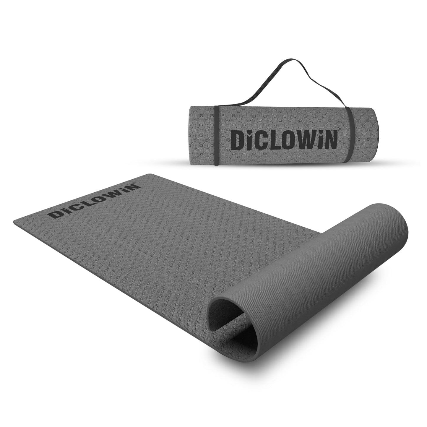 Eco-Friendly Yoga Mat 6mm - Anti-Slip, Lightweight & Portable
