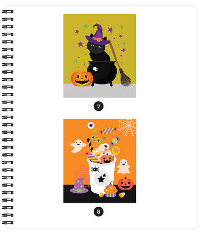 Brain Games - Sticker by Number: Halloween (Volume 1) 
