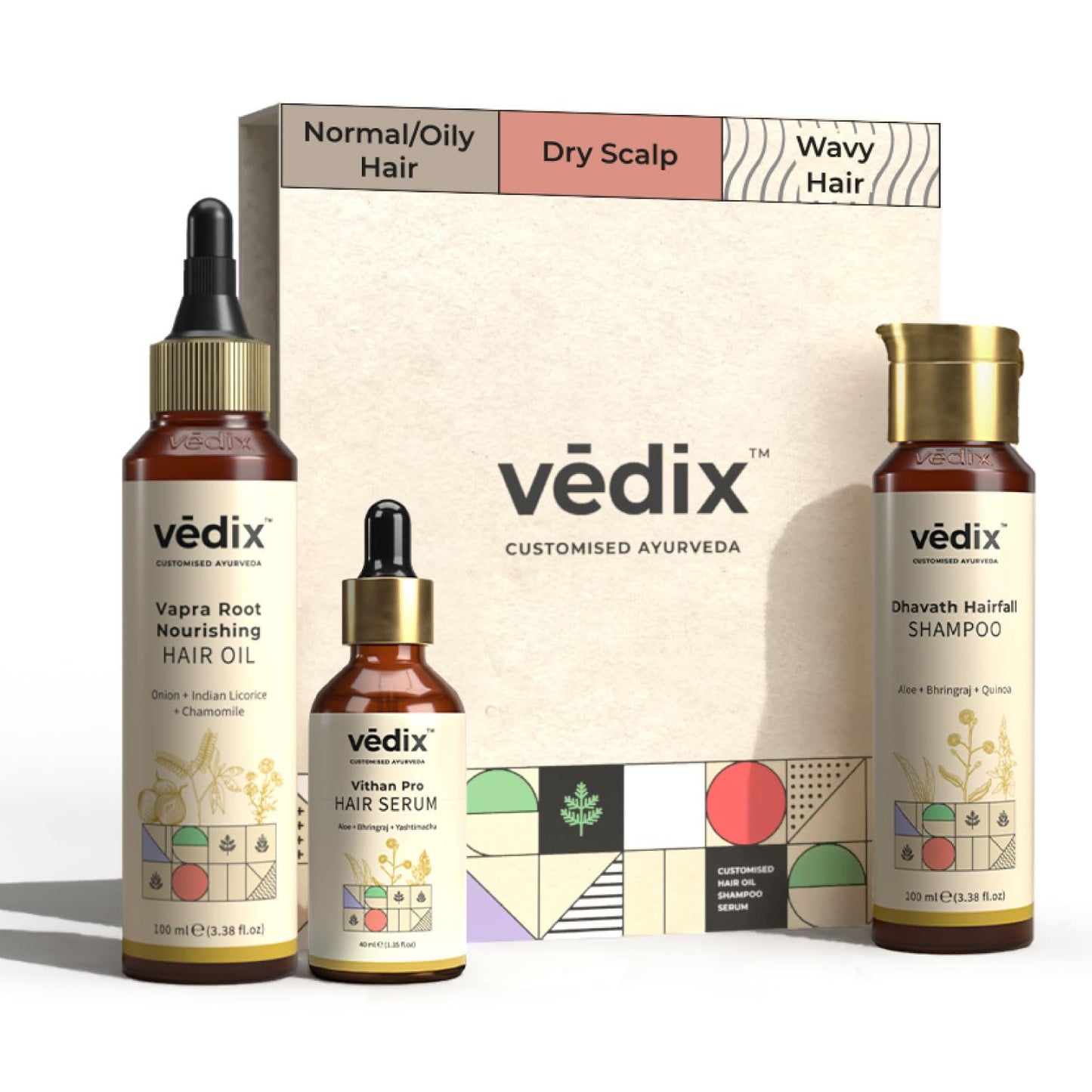 Customized Hair Fall Control Kit for Oily Hair & Dry Scalp