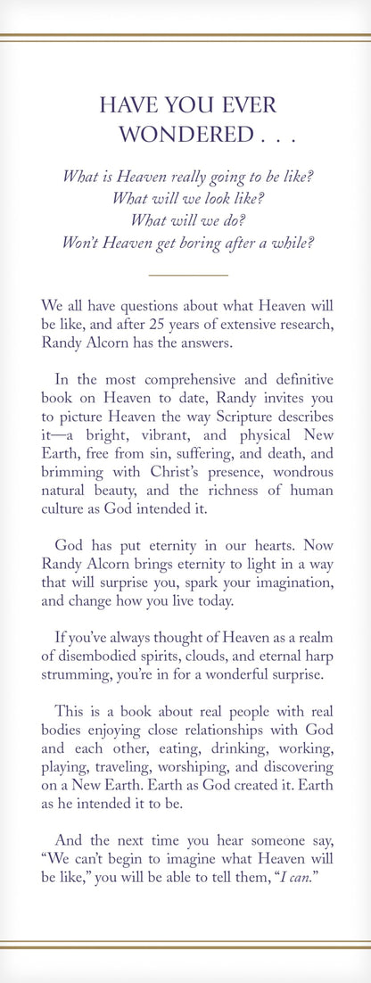 Heaven: A Comprehensive Guide to Everything the Bible Says About Our Eternal Home (Clear Answers to 44 Real Questions About the Afterlife, Angels, Resurrection, and the Kingdom of God)