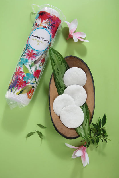 100 Soft Cotton Pads for Face Makeup Removal - 2 Pack (200)