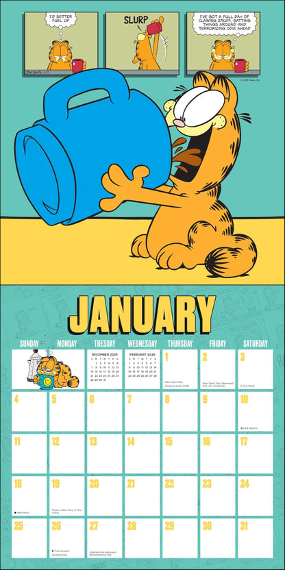 Garfield 2026 Wall Calendar 
