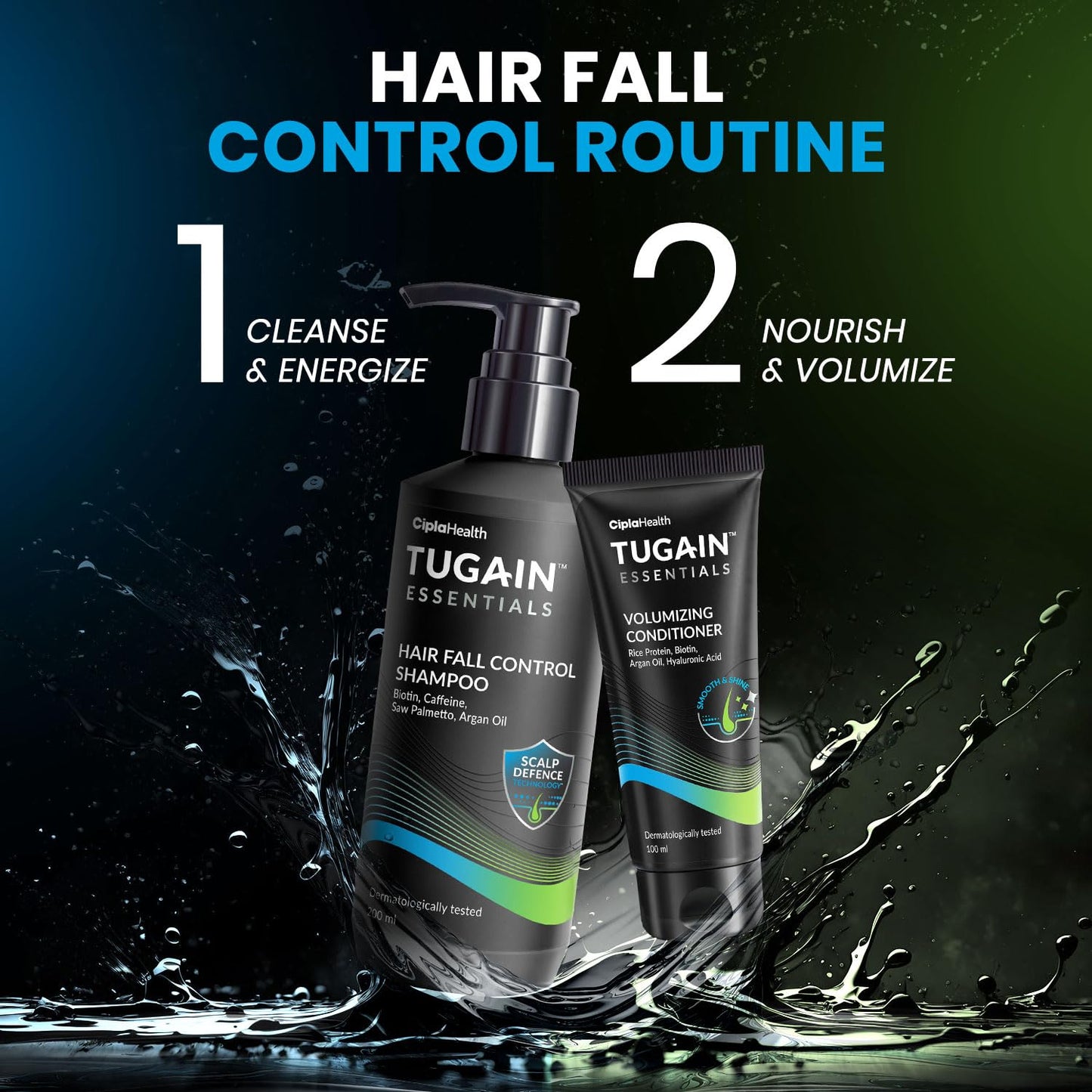 Hair Fall Control Shampoo with Biotin & Argan Oil - 200ml