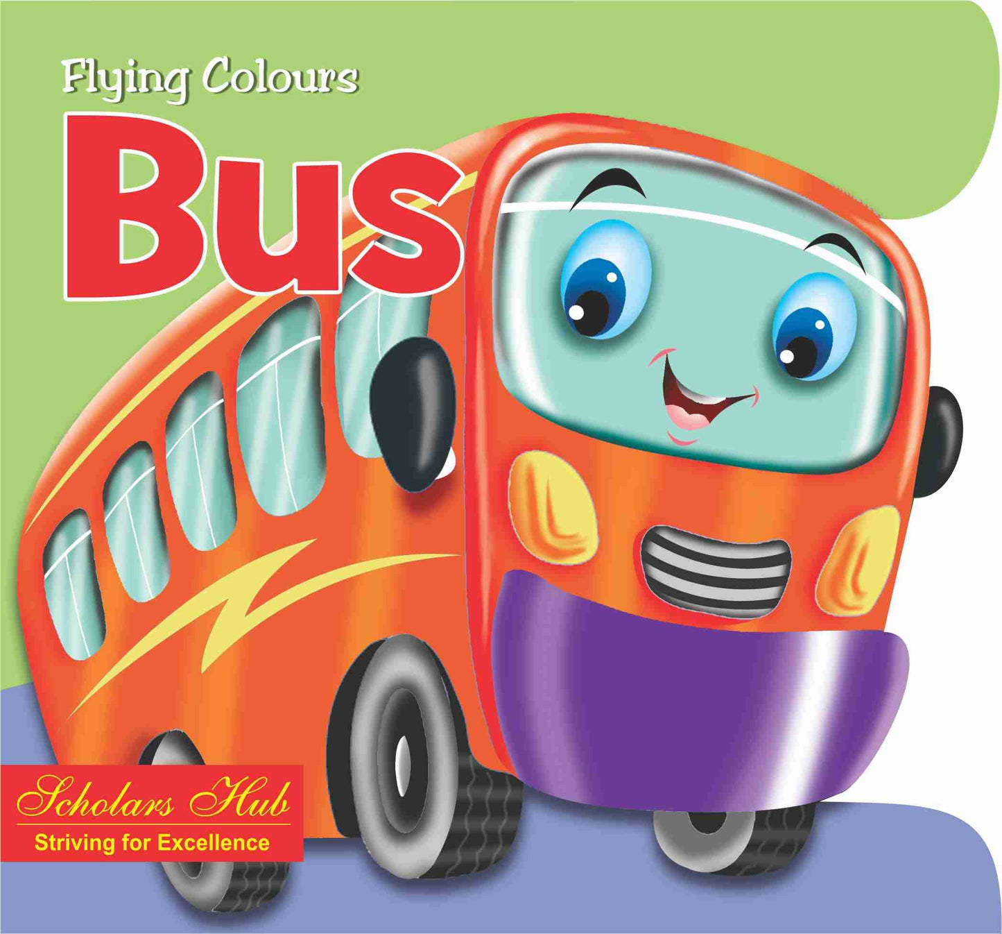 Flying Colours Cut Out Board Book - Bus