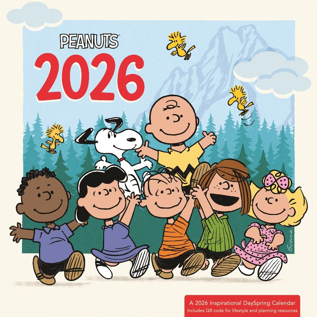 Peanuts 2026 Inspirational Mini Wall Calendar