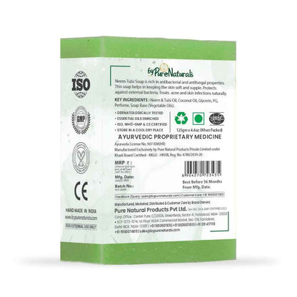 byPureNaturals Neem Tulsi Soap