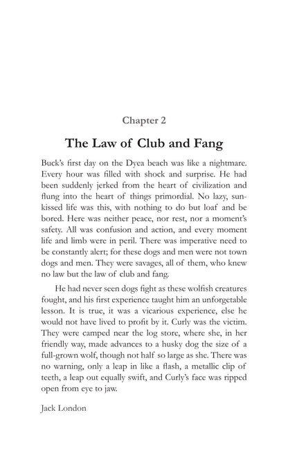The Call Of The Wild - Jack London