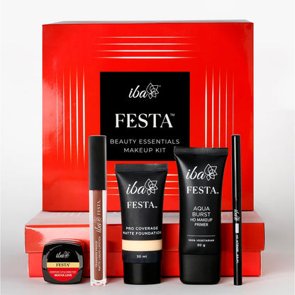 5-in-1 Beauty Essentials Makeup Kit for Women - Long Lasting