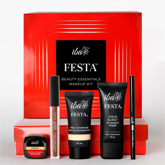 5-in-1 Beauty Essentials Makeup Kit for Women - Long Lasting