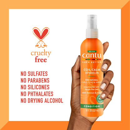 CANTU Coil Calm Hair Detangler, 230ml