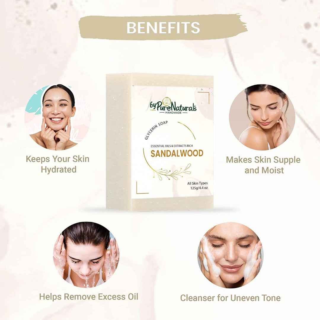 byPureNaturals Sandalwood Soap