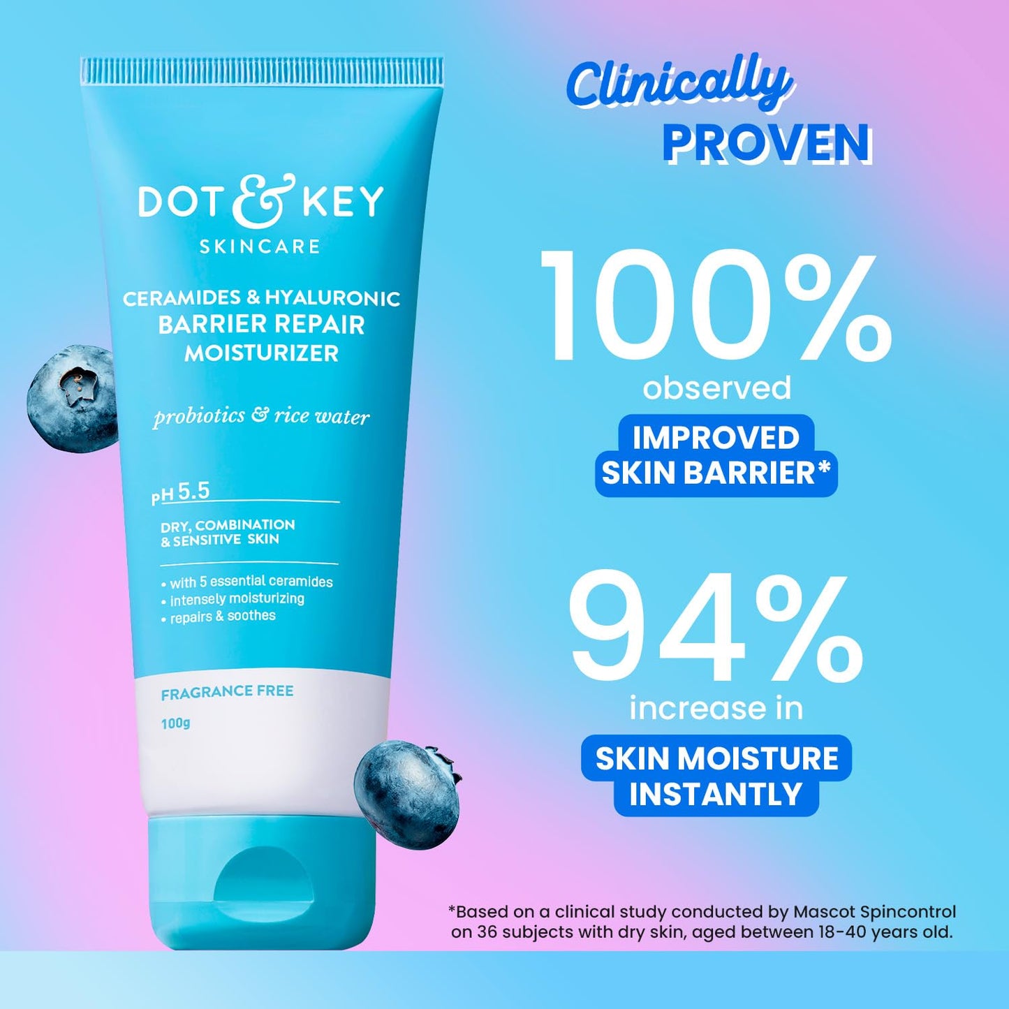 Ceramides Moisturizer with Hyaluronic & Probiotic, 100g
