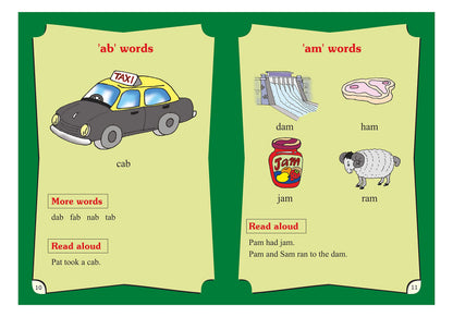 Scholars Hub Phonics Learning Book Combo-First Phonetic Reader For Tiny Tots & Scholars Hub English Reader (Set Of 2 Books) | Word Formatting| Sight Words | Sound To Words | Vowels | 3,4,5 Letter Words | Phonics Book For Ages 3-7 Years Old