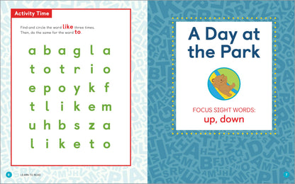 Learn to Read: Sight Words Storybook: 25 Simple Stories & Activities for Beginner Readers 